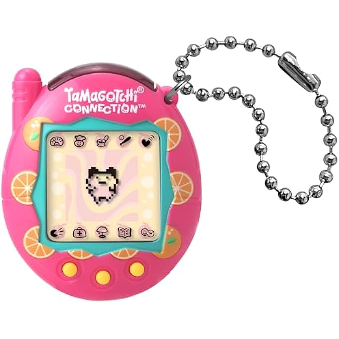 rayihni CONNECTION CITRUS| ORIGINAL CYBER PET 90S ADULTS AND KIDS TOY WITH CHAIN | RETRO VIRTUAL PETS ARE GREAT BOYS AND GIRLS TOYS OR GIFTS FOR AGES 6+ - Image 1